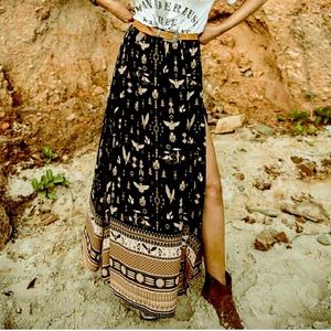 Spell Phoenix maxi skirt L